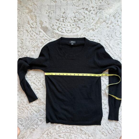 J.Crew 100% Cashmere Crewneck Sweater Black Women’s XS - Picture 5 of 5